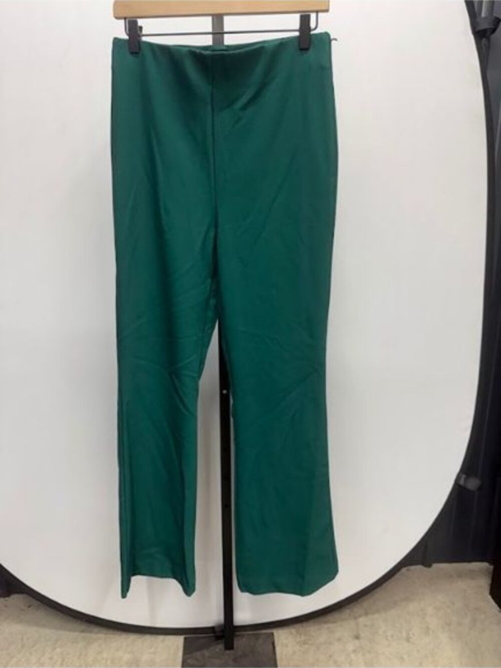 Rachel Zoe Green Wide Leg Dress Pants